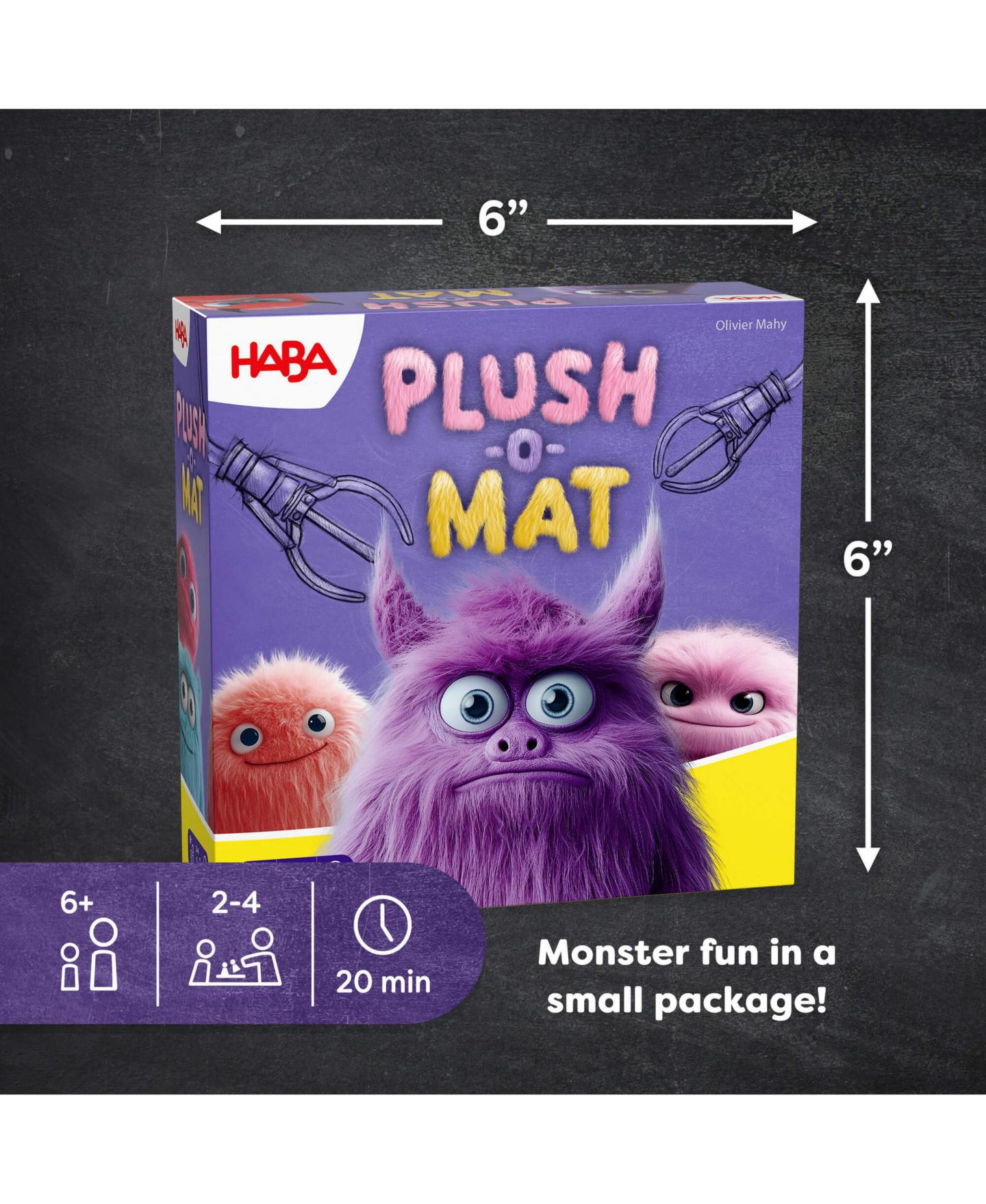 Детская мягкая игрушка Haba Plush-O-Mat Monster Card Game, цвет: Open Miscellaneous — фото 7