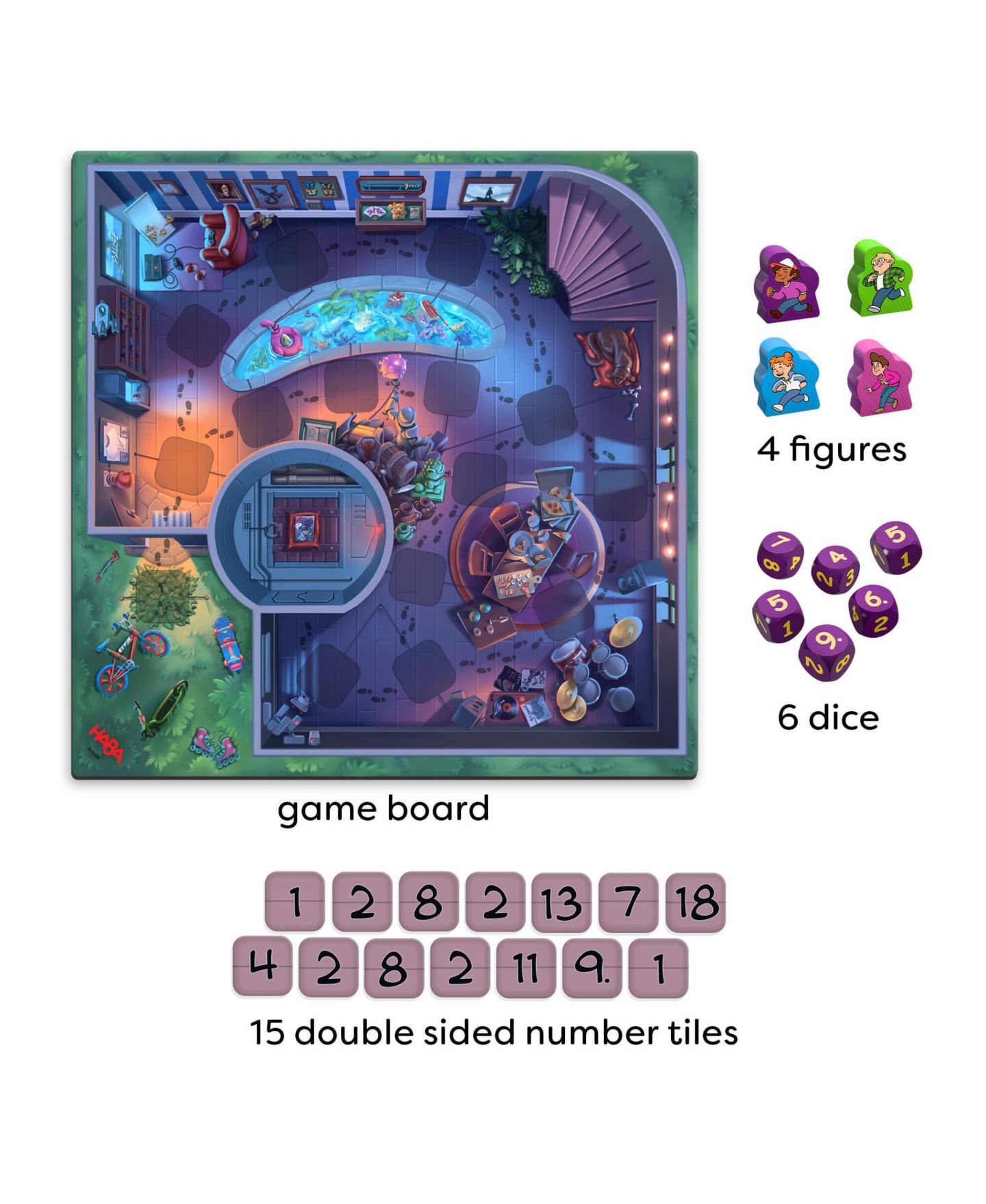 Детская игрушка Haba Secret Code 13+4 Math Game — фото 8