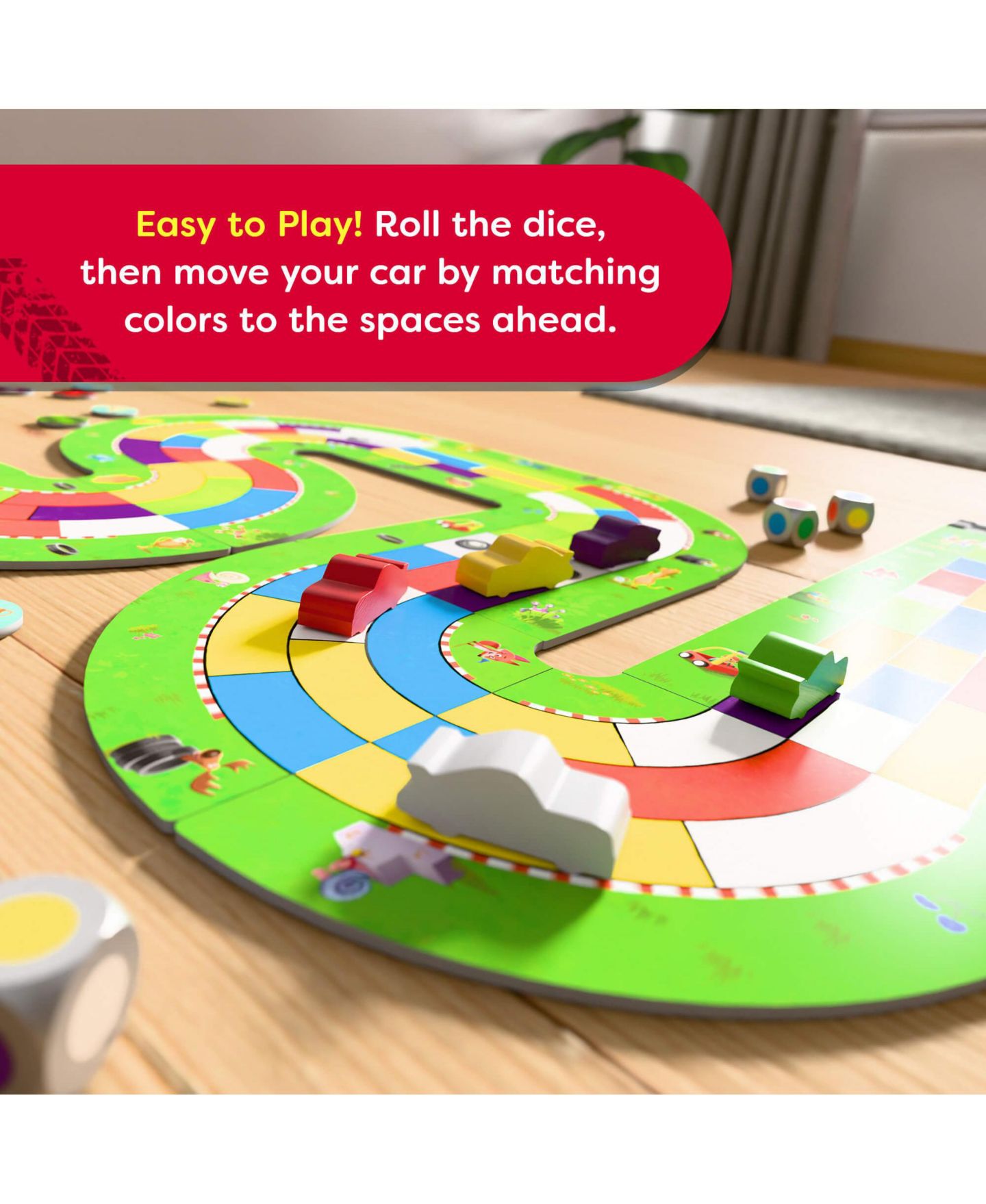 Детская настольная игра Haba Monza Car Racing Board Game — фото 4