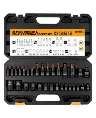 Torx Bit and Socket Set Automotive Repair Tools