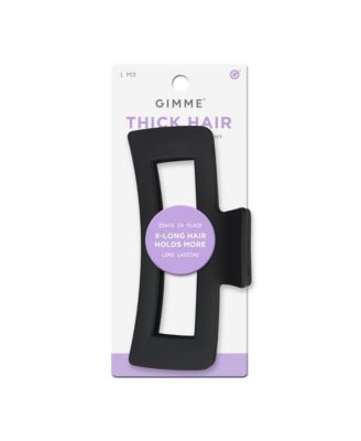 XL Thick Hair - X-Long Hair Holds More - Velvet-Like Finish Clip for All Lock Types - Non-Slip, Firm-Hold Daily Wear Accessory