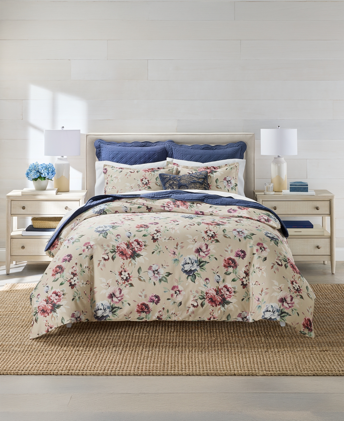 Charter Club Ophelia Floral 2-Piece Duvet Cover Set, Twin, Exclusively at Macy's
