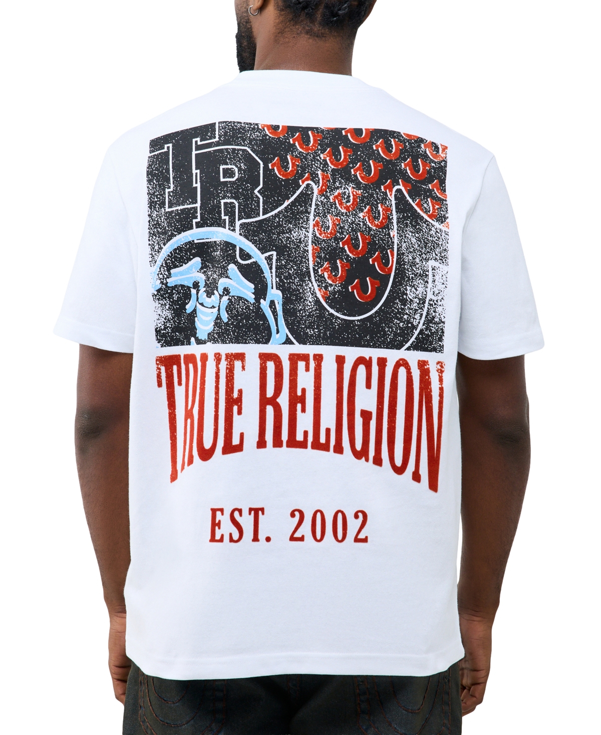 True Religion Men's Short-Sleeve Buddha Arch T-Shirt