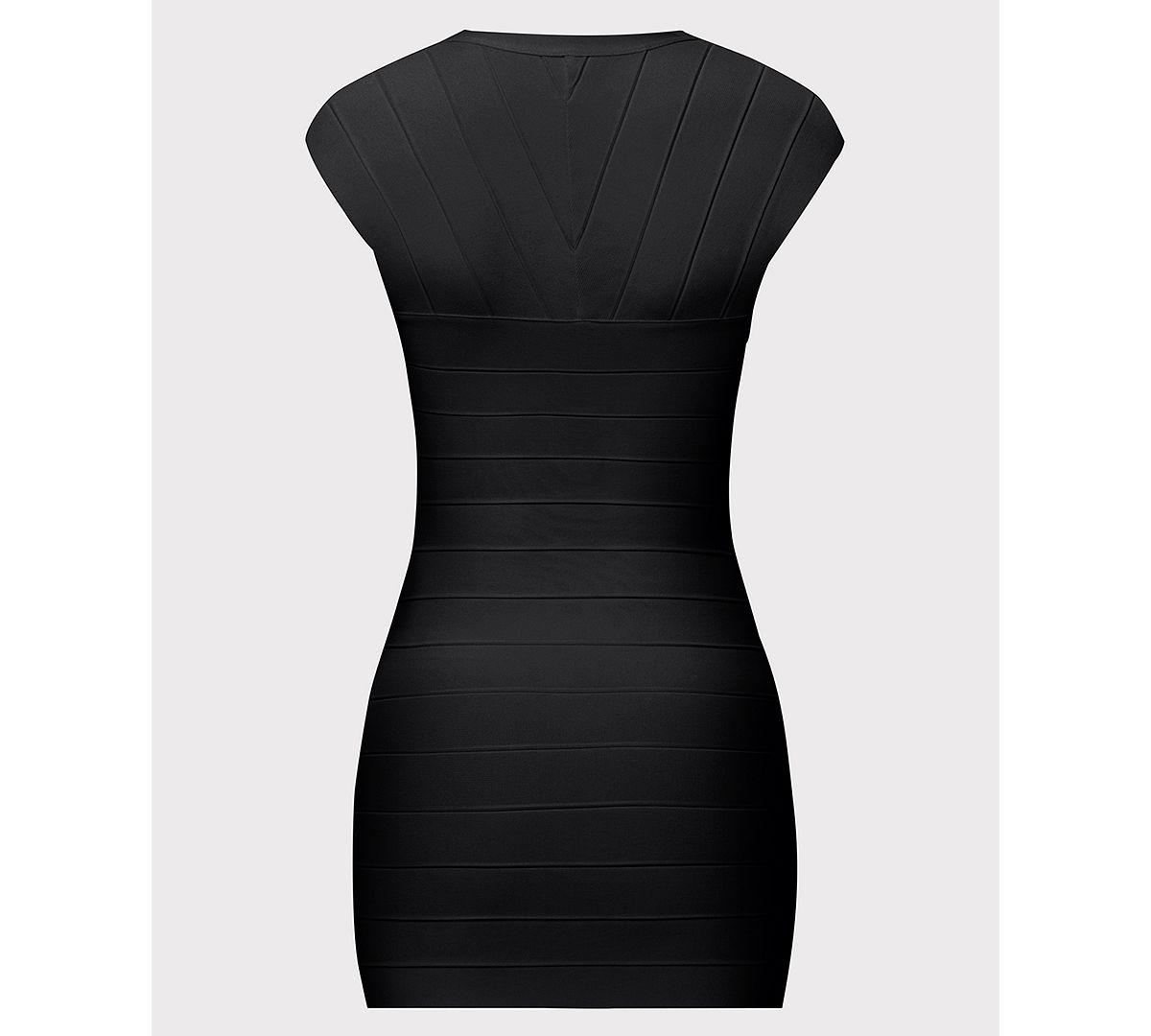 Herve Leger Women's V-Neck Zip-Front Mini Dress view 7 — MAYCSS fashion products