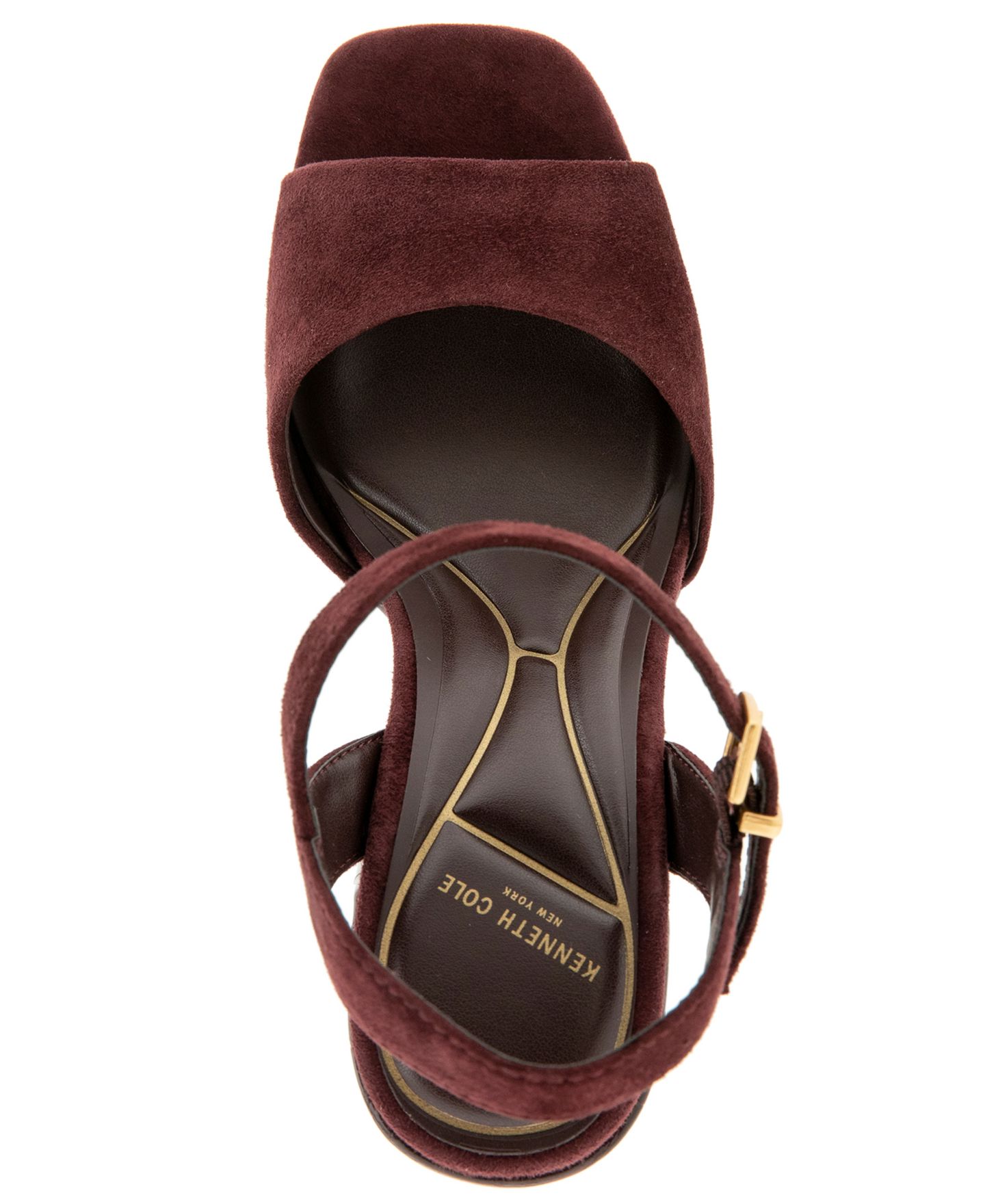 Женские сандалии Kenneth Cole New York Parton Platform Dress Sandals, цвет: Замшевый — фото 4