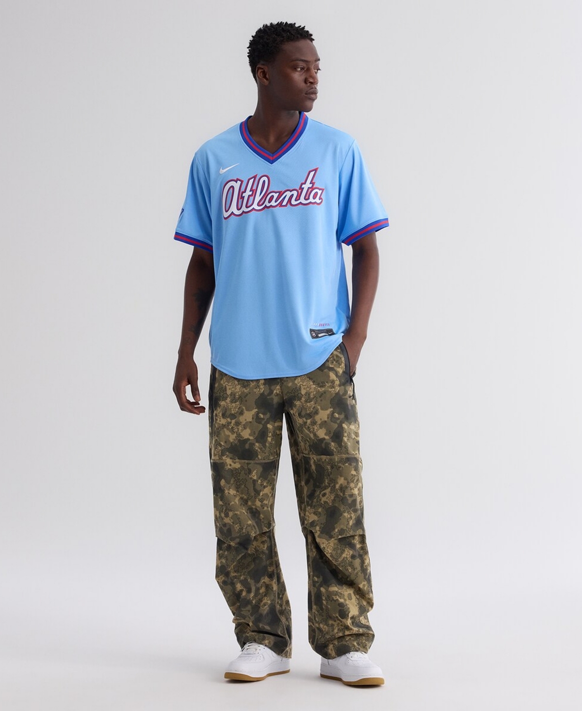 Nike Men's Powder Blue Atlanta Braves 2026 City Connect Stadium Jersey