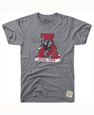 Retro Brand - Men's Alabama Crimson Tide Tri-Blend Vault Logo T-Shirt