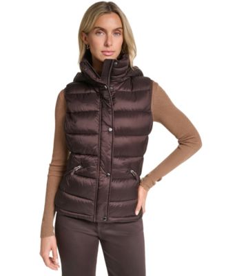 Women's Hooded Zip-Front Vest