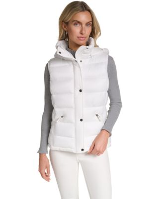 Women's Hooded Zip-Front Vest