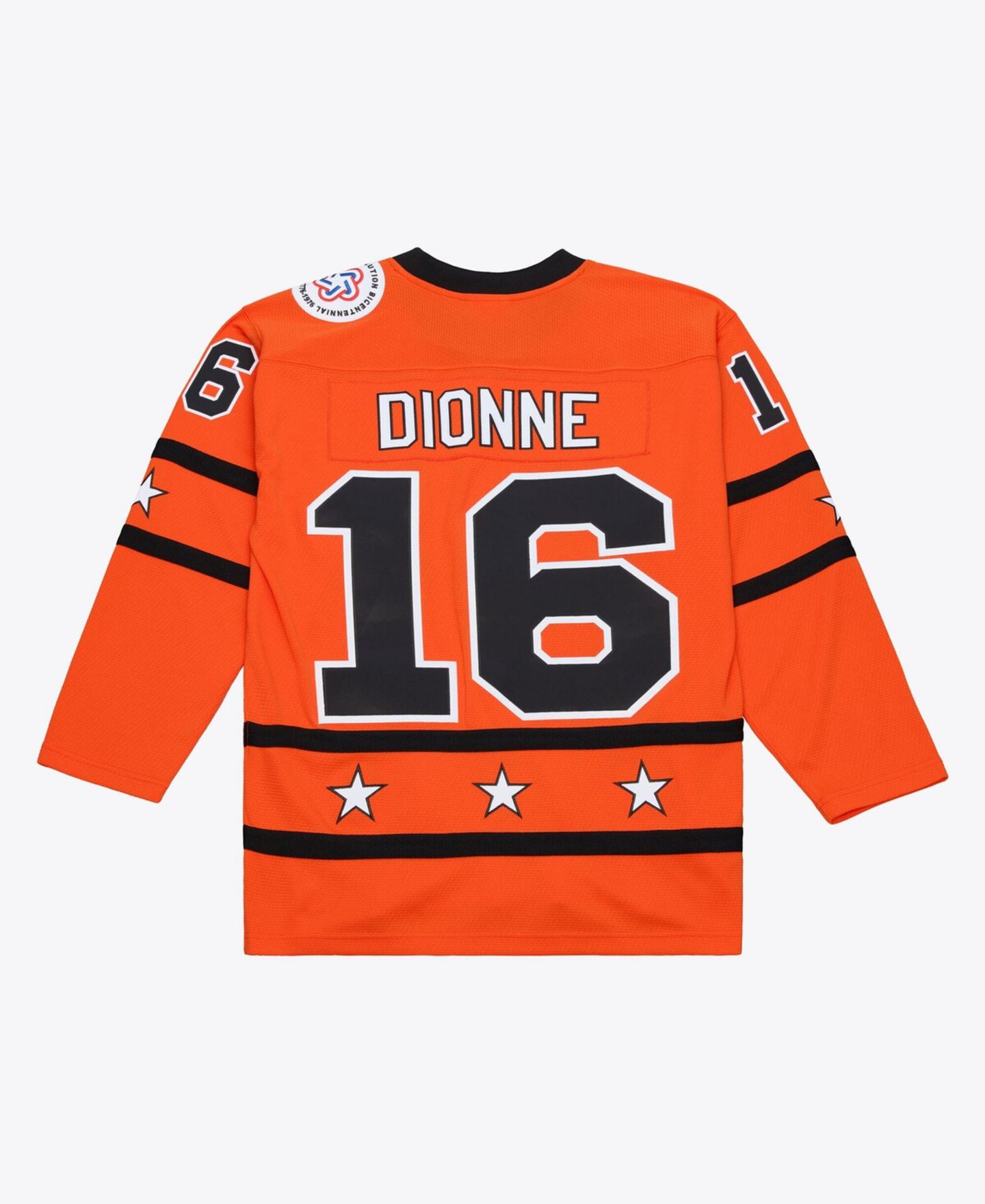 Мужской топ Mitchell & Ness Marcel Dionne Orange 1976 NHL All-Star Game Power Play Jersey — фото 2