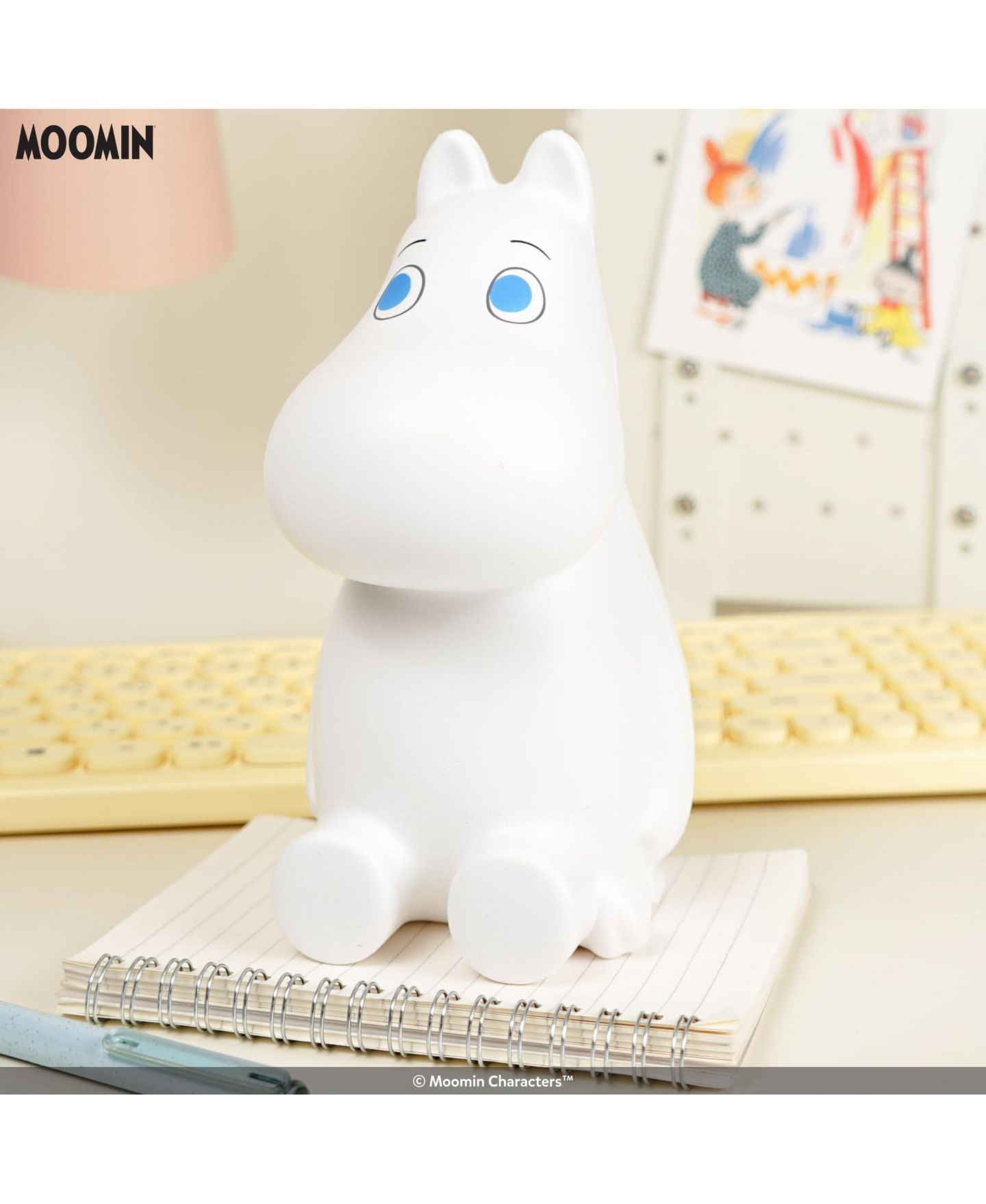 Детские мягкие игрушки Hamee Moomintroll Jumbo Slow-Rising Collectible Squishy Toy — фото 5