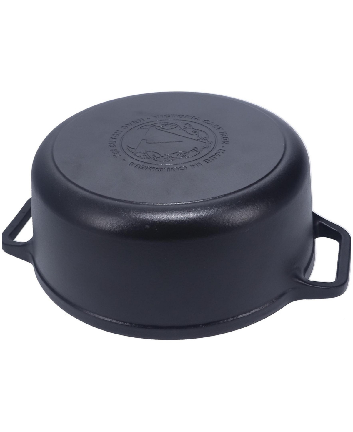 Victoria 7Qt Dutch Oven - Seasoned