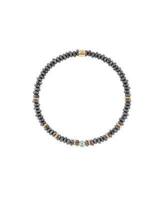 Earth Guardian - Hematite Evil Eye Bracelet