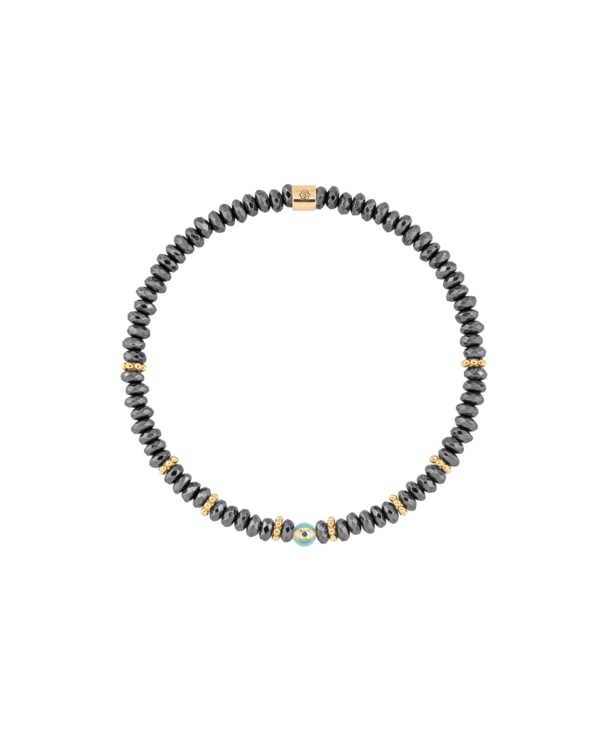 Earth Guardian - Hematite Evil Eye Bracelet