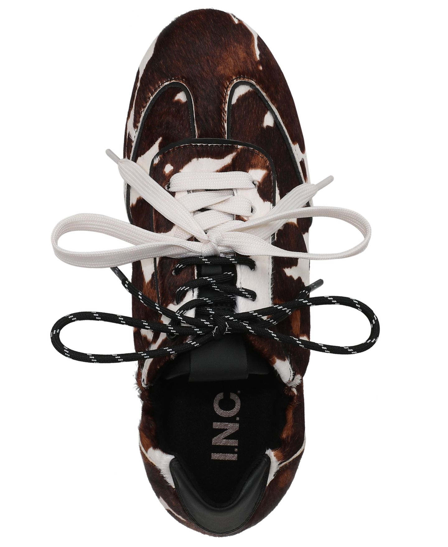 Женские кроссовки I.N.C. International Concepts Kadenn Lace-Up, цвет: Abstract Cow Haircalf — фото 4
