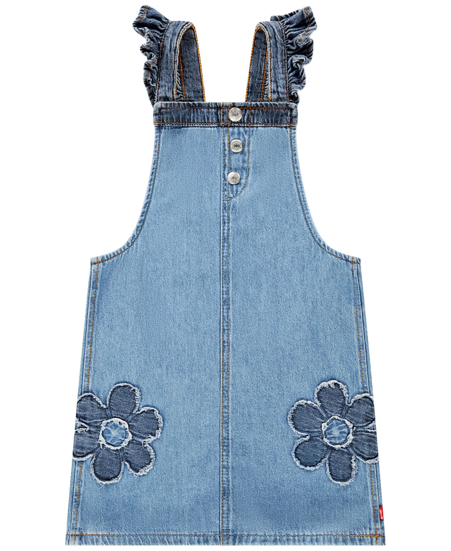 Комбинезон Levi's Flower Sleeveless Coverall для девочек, цвет: Clean Getaway — фото 1