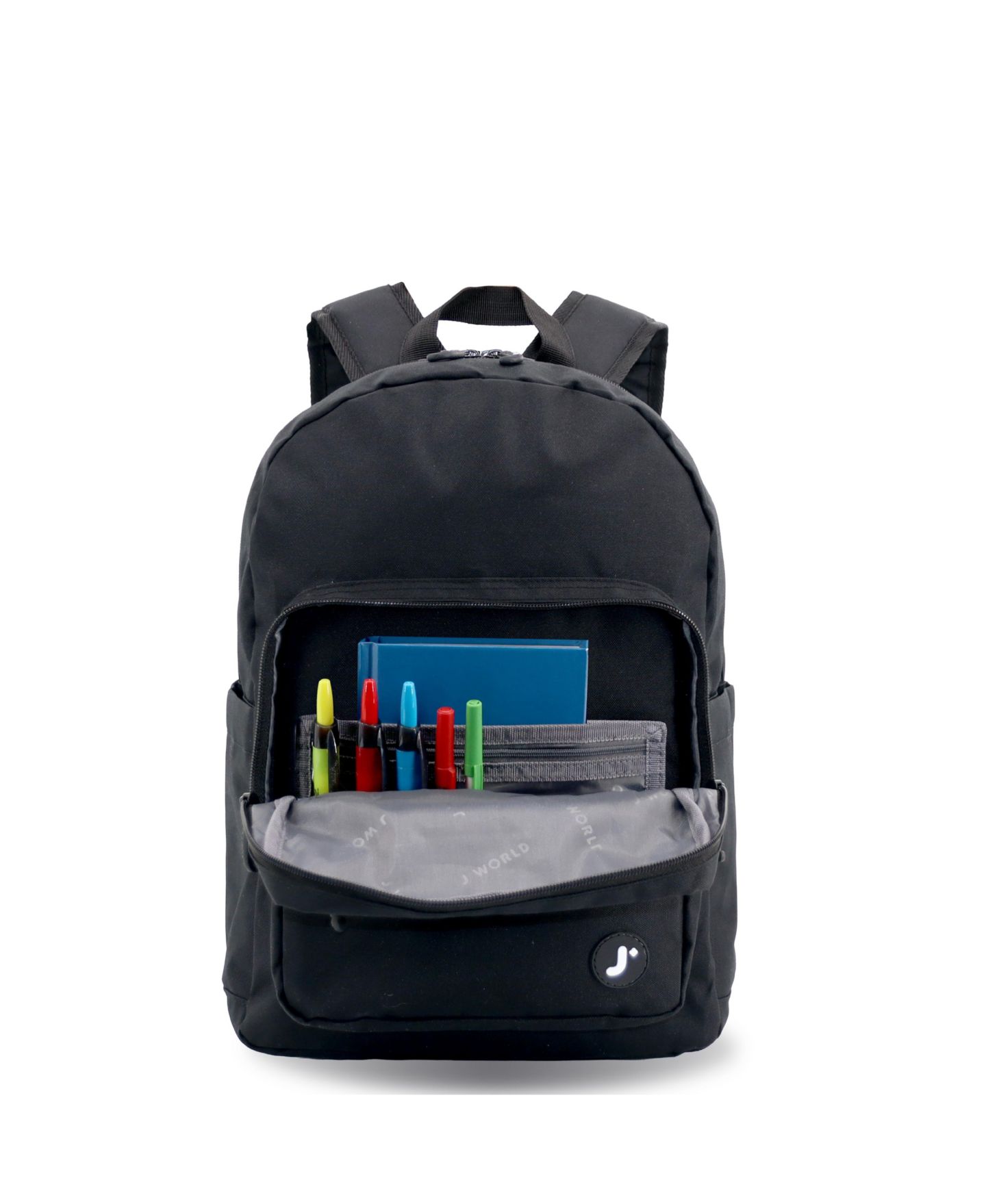 Рюкзак J World Zenpack Jr. Kids Laptop School для детей, цвет: Чёрный — фото 5
