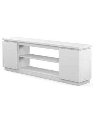 TV Cabinet for 80 Inch TVs with 3 Adjustable Shelves and Anti Tip Kit