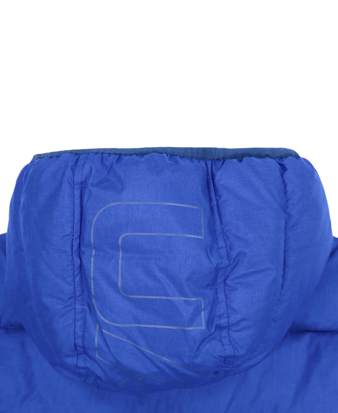 Куртка Under Armour Solid Blue Logo Full-Zip Puffer Hooded Jacket для мальчиков, цвет: Синий — фото 6