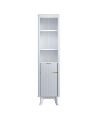 68 Inch Tall Storage Cabinet Freestanding Bathroom Cabinet Multipurpose Organizer Cabinet for Bathroom