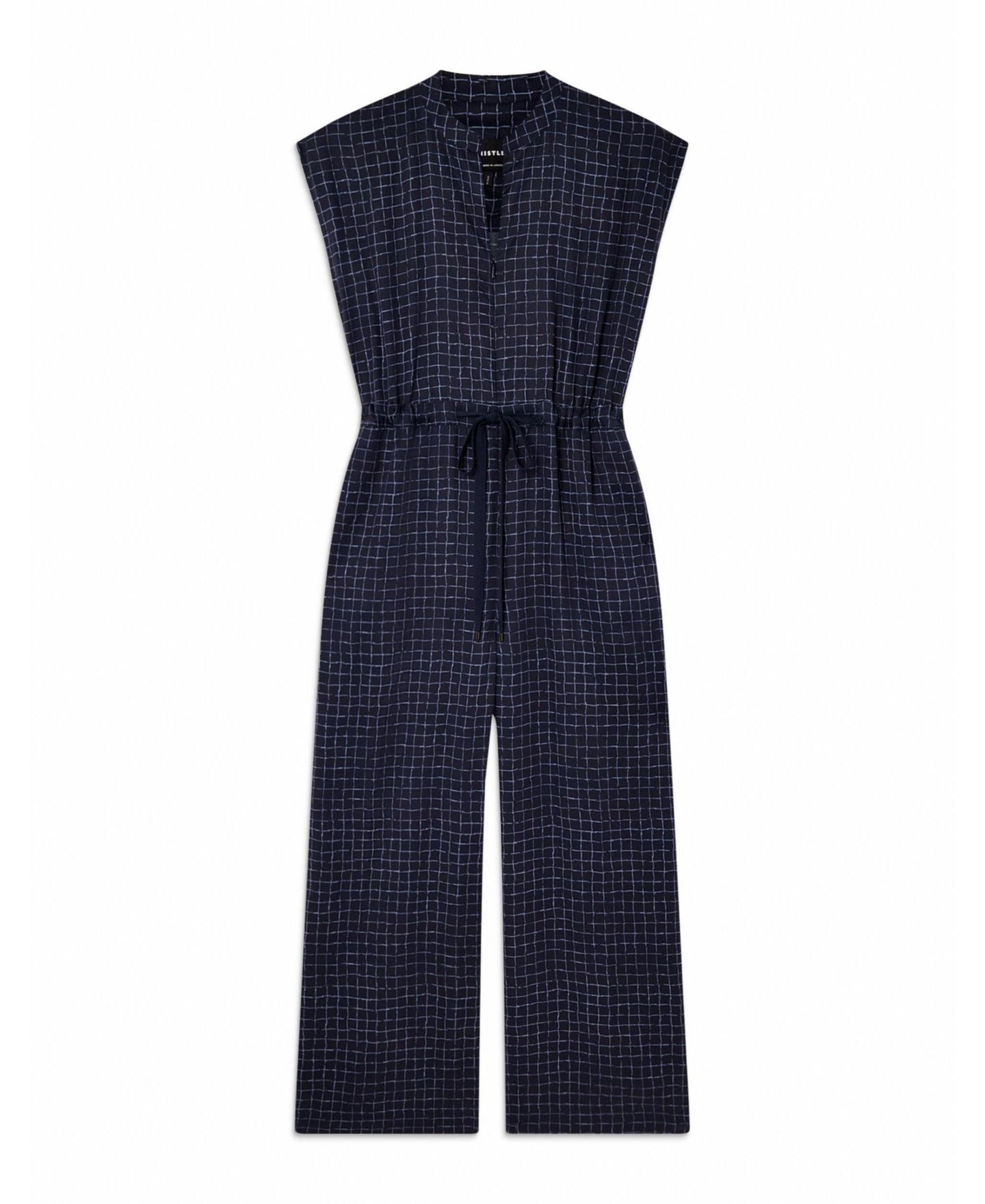 Женский комбинезон Whistles Grid Print Sleeveless Jumpsuit, цвет: Разноцветный — фото 2