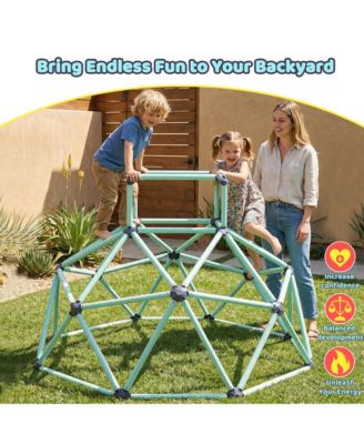 Geometric Climbing Dome &acirc;€“ Sturdy, Strong Load Capacity, Easy Assembly, Portable, and Versatile for Indoor and Outdoor Use, for Kids