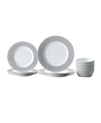 Ornament 12-Piece Dinnerware Set, Service for 4