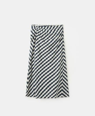 Women's Gingham Midi Skirt