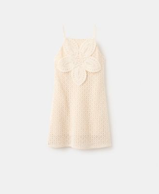 Women's Crochet Floral Dress