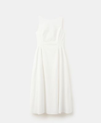 Women's Boat-Neck Ruched Dress