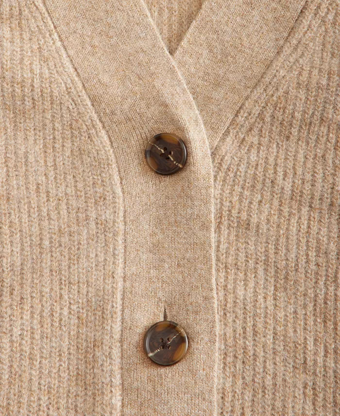 Women's 3 Button V-Neck Cardigan - thumbnail 5