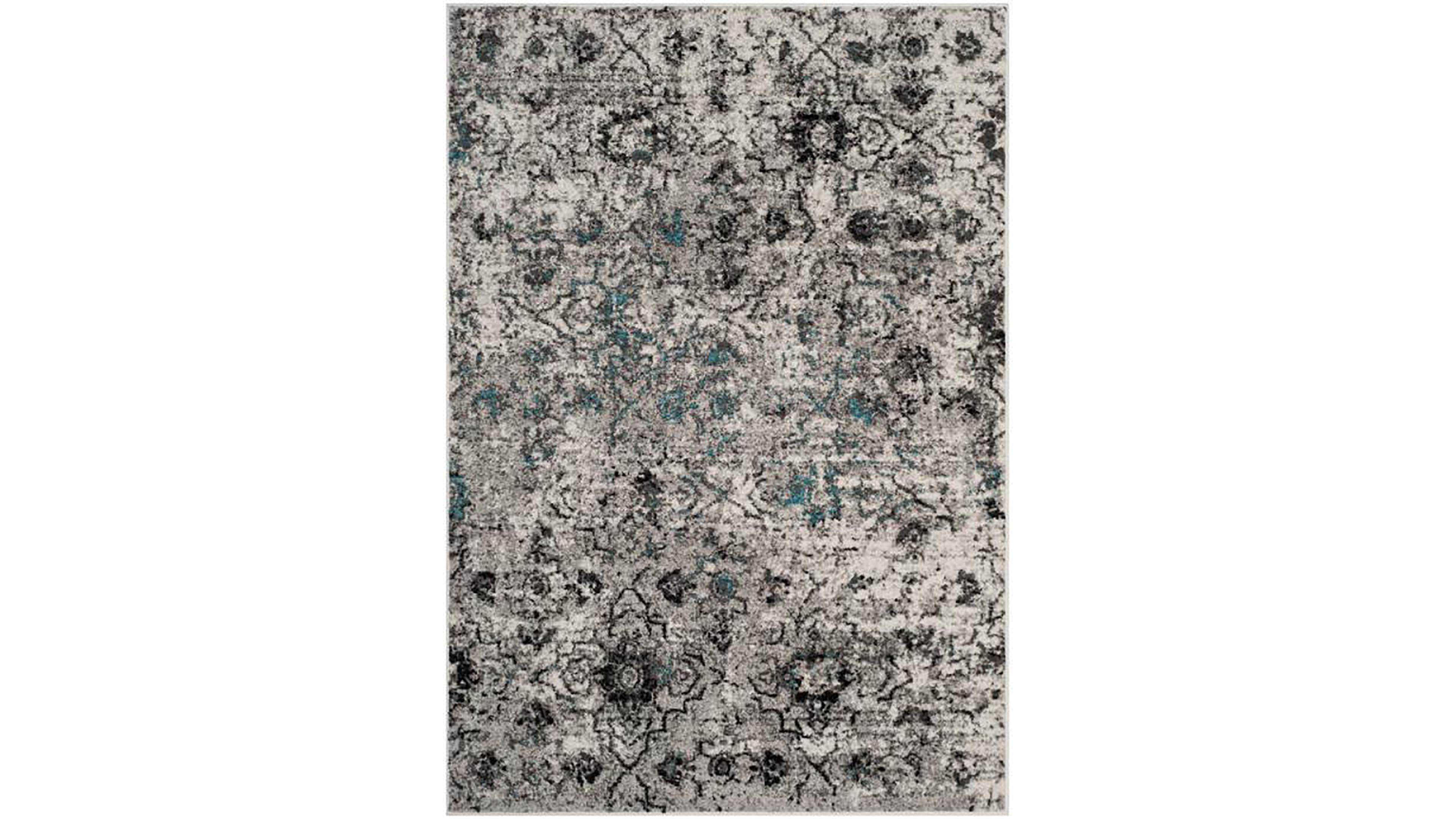 Safavieh Adirondack 135 Gray and Black 5'1" x 7'6" Area Rug