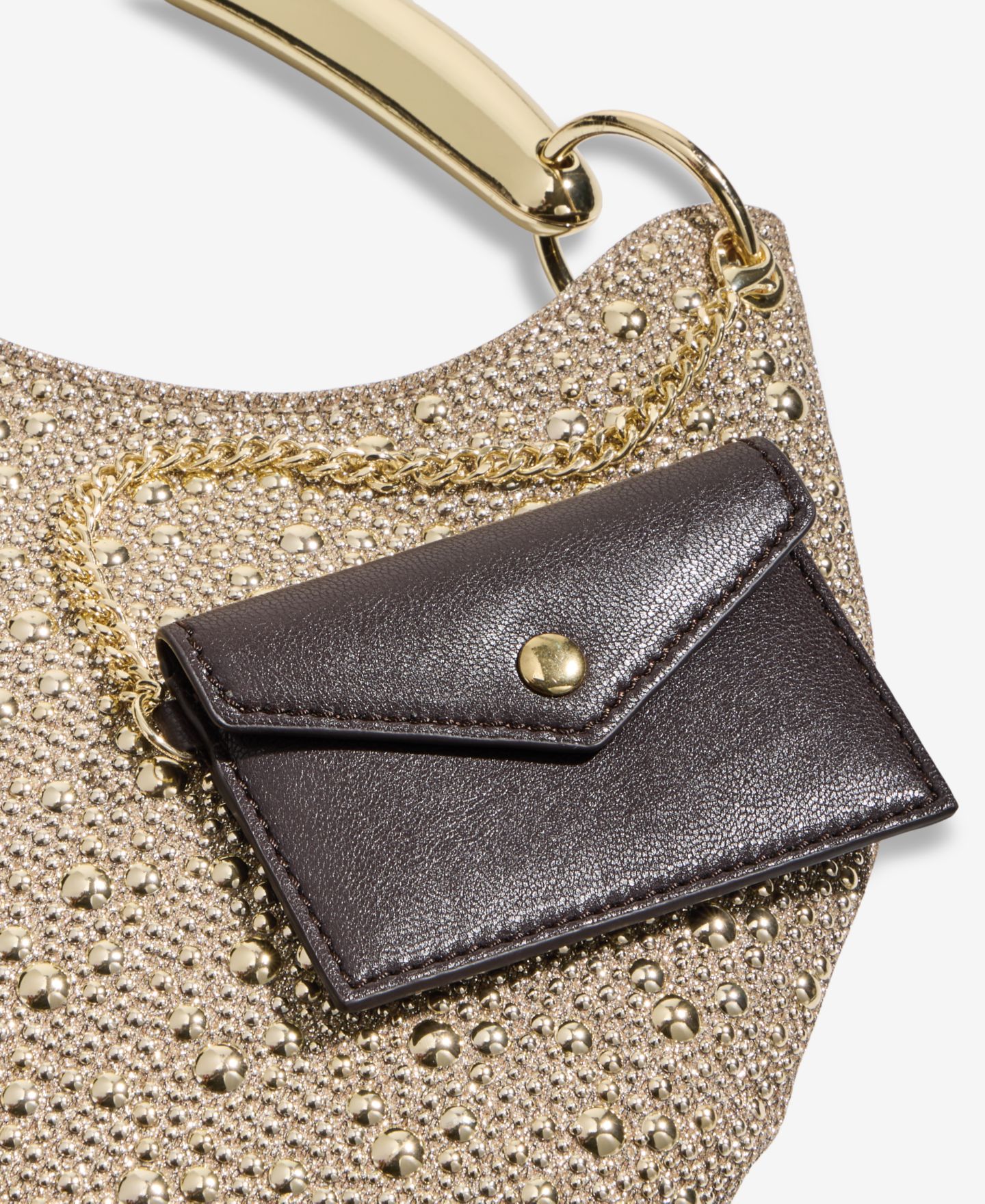 Женская сумка I.N.C. International Concepts Eedenn Bloom Studded Hobo, цвет: Золотой — фото 6