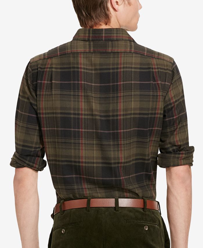 Polo Ralph Lauren Men's Plaid Twill Sport Shirt Macy's