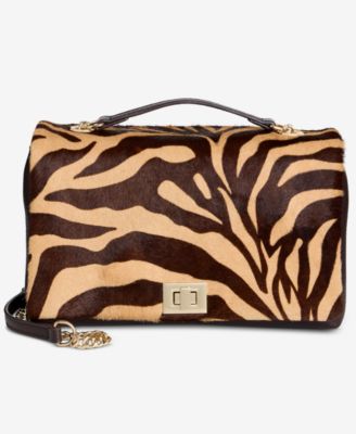Soft Ajae Zebra-Print Shoulder Bag