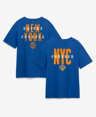 Men's Blue New York Knicks NYC Forever Legacy Cotton T-Shirt
