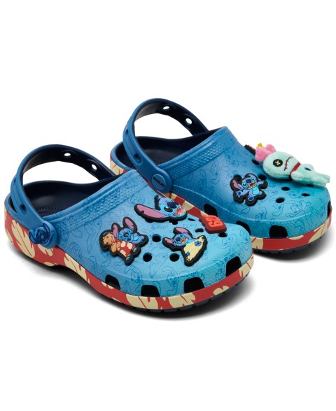 Детские Crocs X Lilo & Stitch Little Kids' Classic Clogs from Finish Line