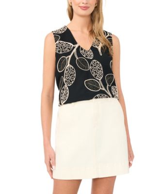 Women's V-Neck Sleeveless Top