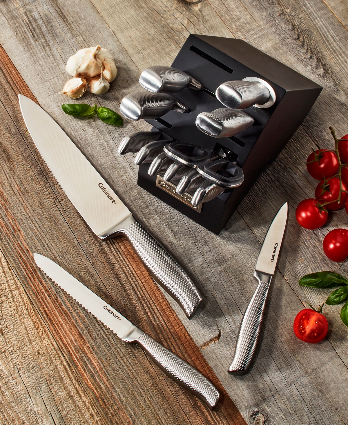 Cuisinart German Stainless Steel Hollow Handle 15-Pc. Cutlery Set