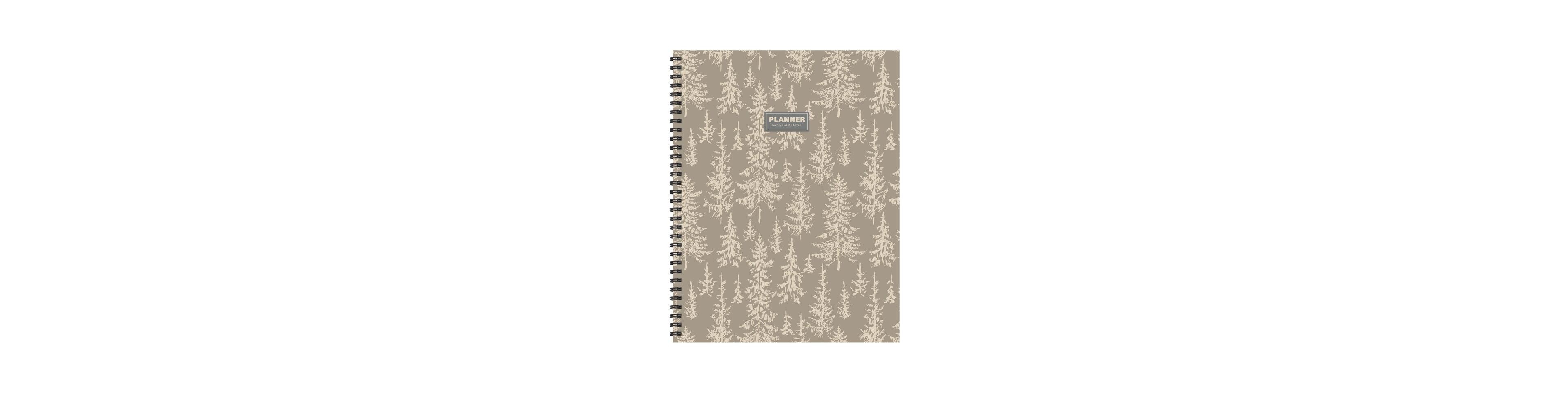 Tf Publishing Paper Goods 2027 Foggy Forest Large Weekly Monthly Planner