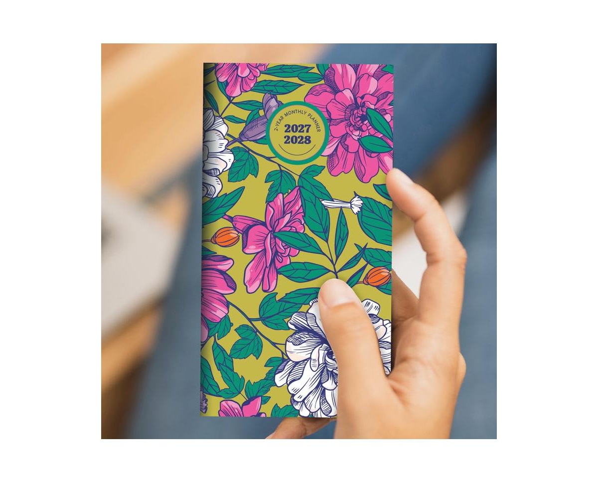 Tf Publishing Paper Goods 2027-2028 Maximal Mirage Small Monthly Pocket Planner