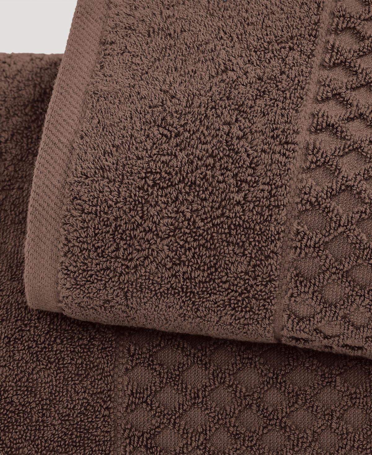 Linery & Co. Quick-Drying Cotton Diamond Waffle Textured 2-Piece Bath Sheet Set