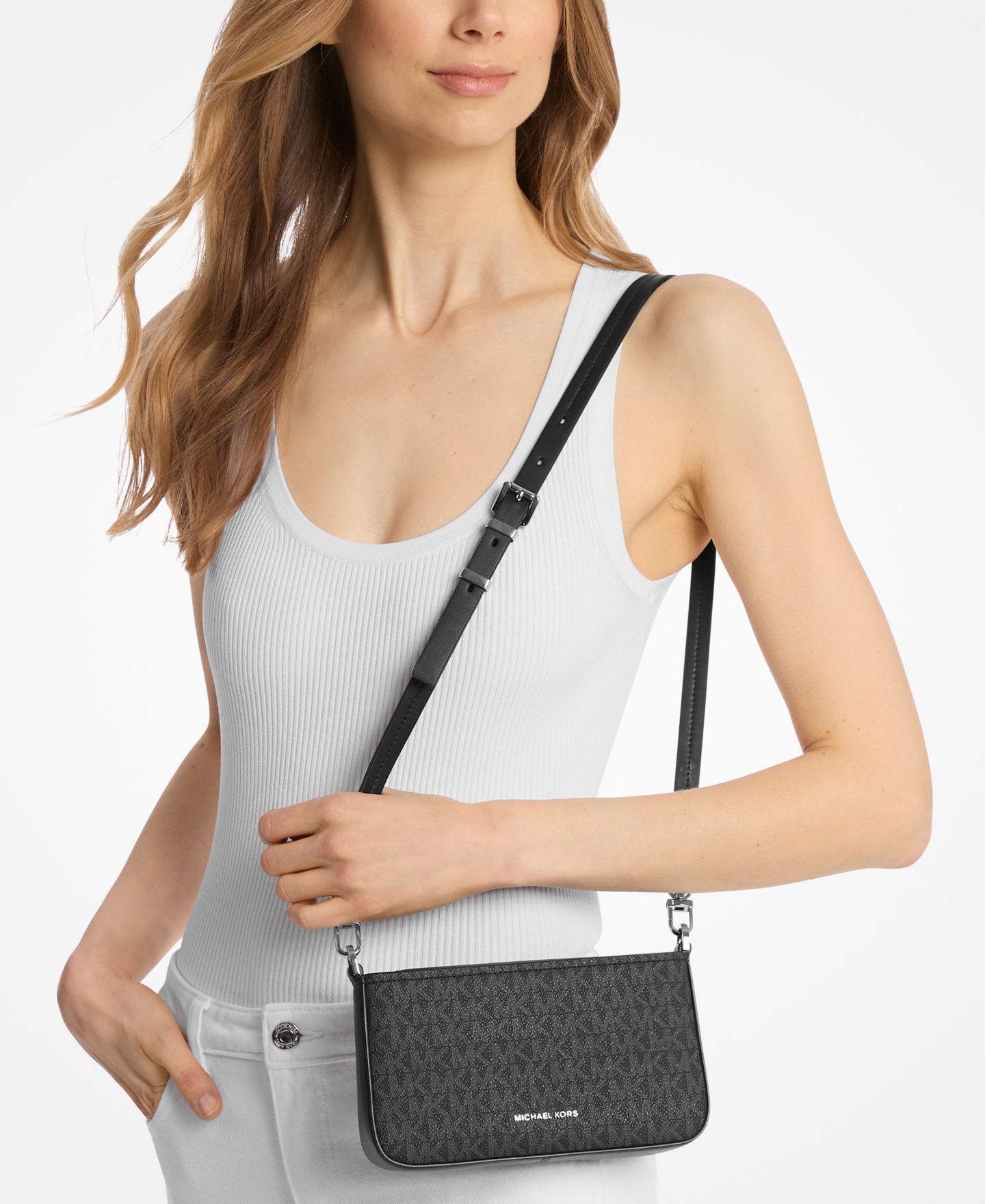 Женская сумка Michael Kors MICHAEL Bryant Small Convertible Crossbody Handbag, цвет: Чёрный — фото 2