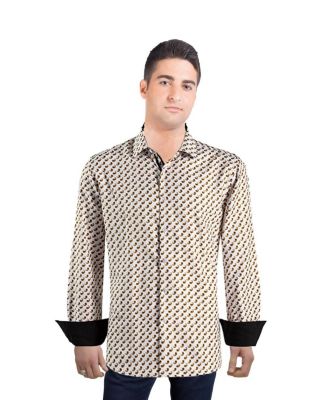 Men's Slim Fit Paisley Print Shirt