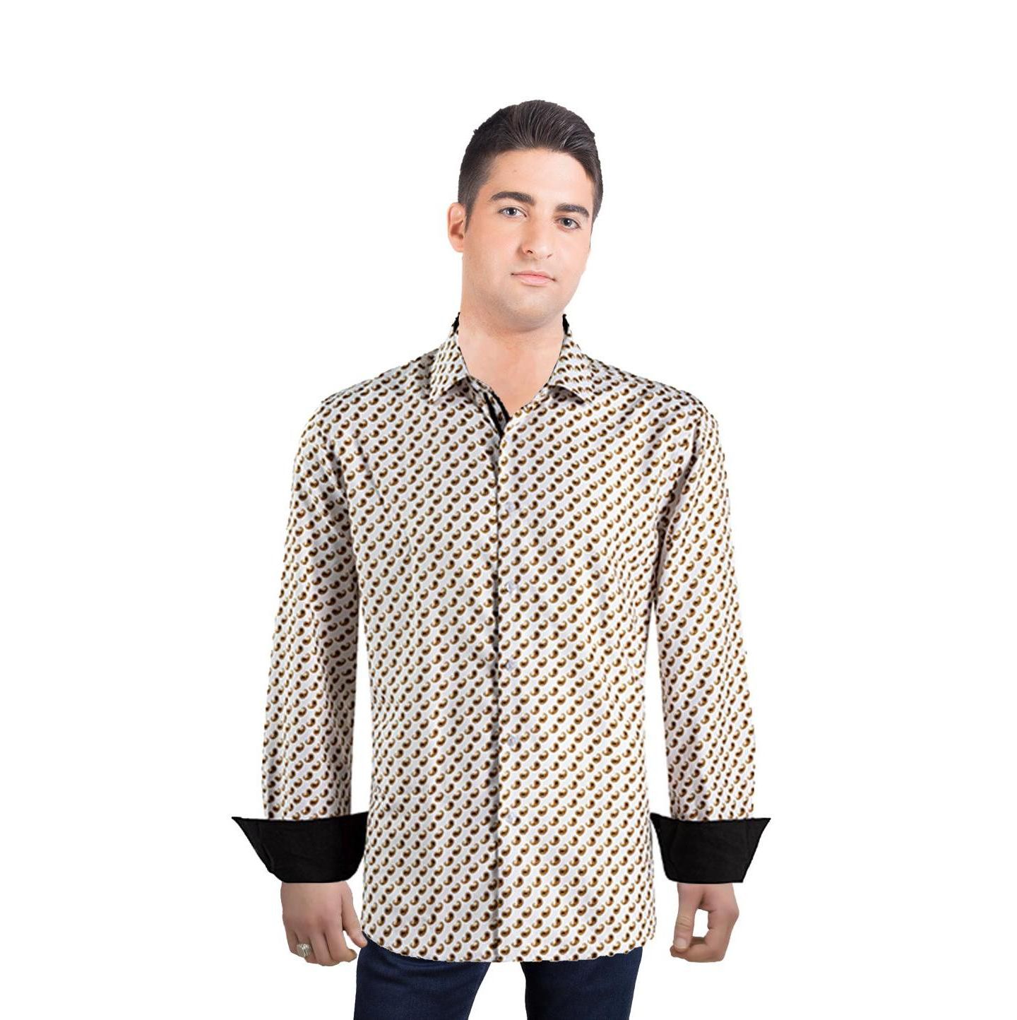 Мужская рубашка Elie Balleh Slim Fit Paisley Print — фото 1