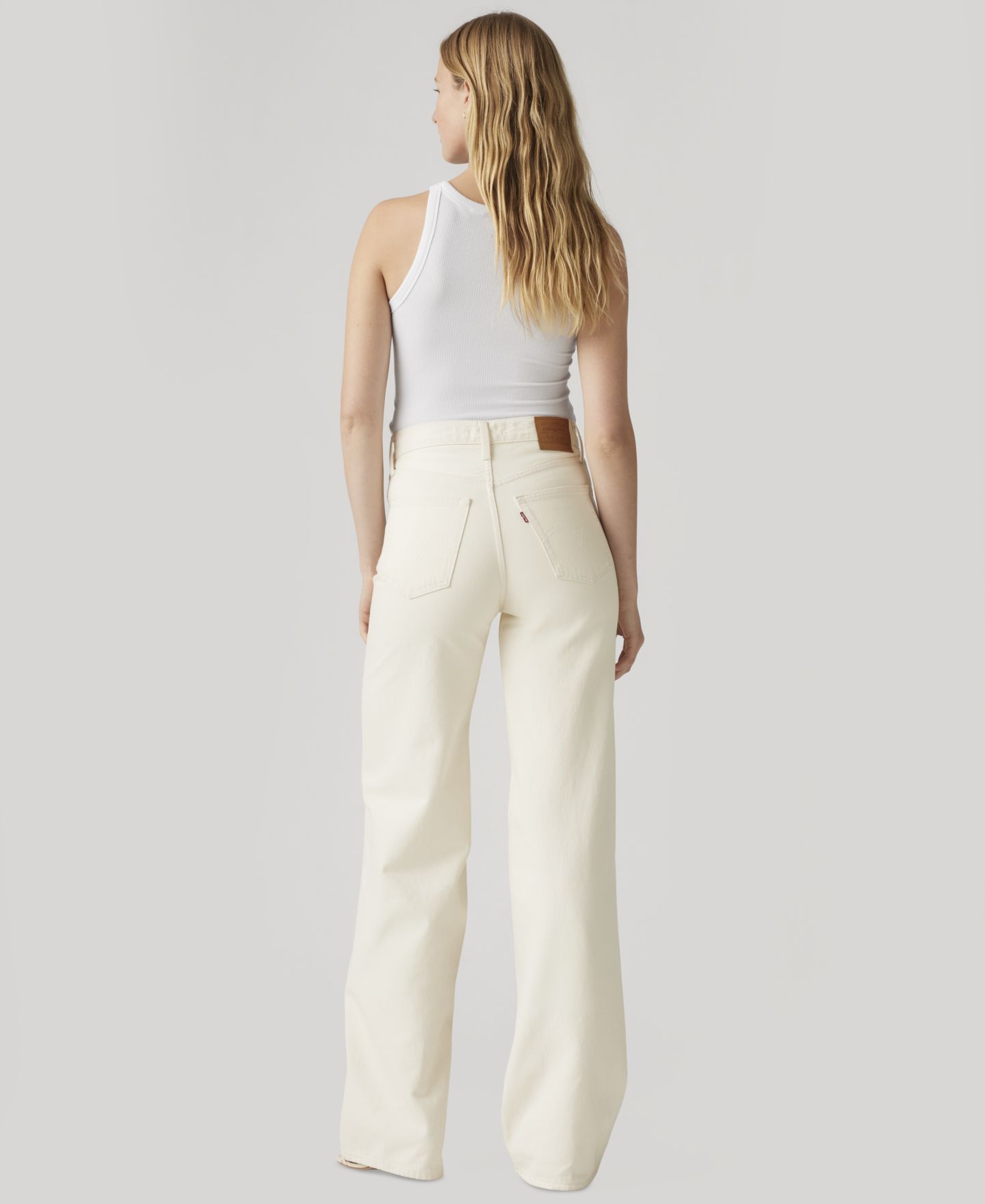 Женские джинсы Levi's Premium Ribcage Wide-Leg, цвет: Barely Freezing — фото 5
