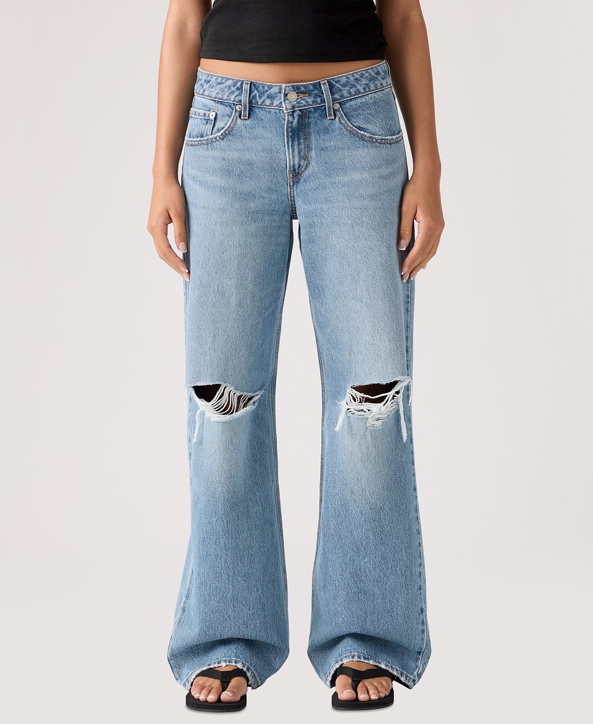 Levi's® Premium Women's Low Loose Straight-Leg Jeans view 1 — MAYCSS fashion products