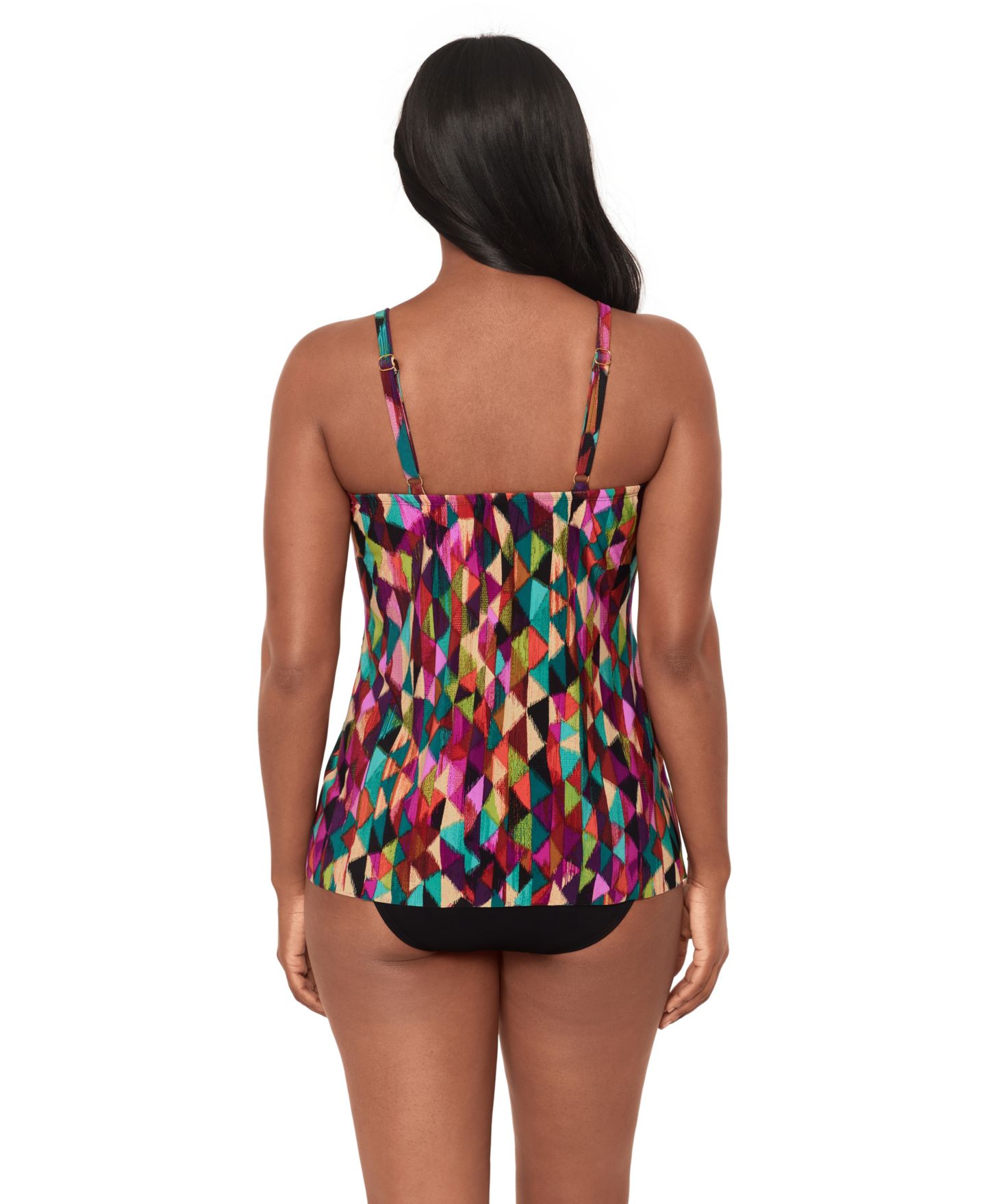Верх бикини Marina, на косточках, танкини — Miraclesuit, цвет: Farfalle — фото 2