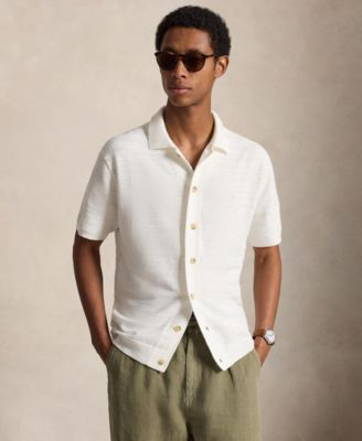 Men's Cotton-Linen Cardigan Shirt