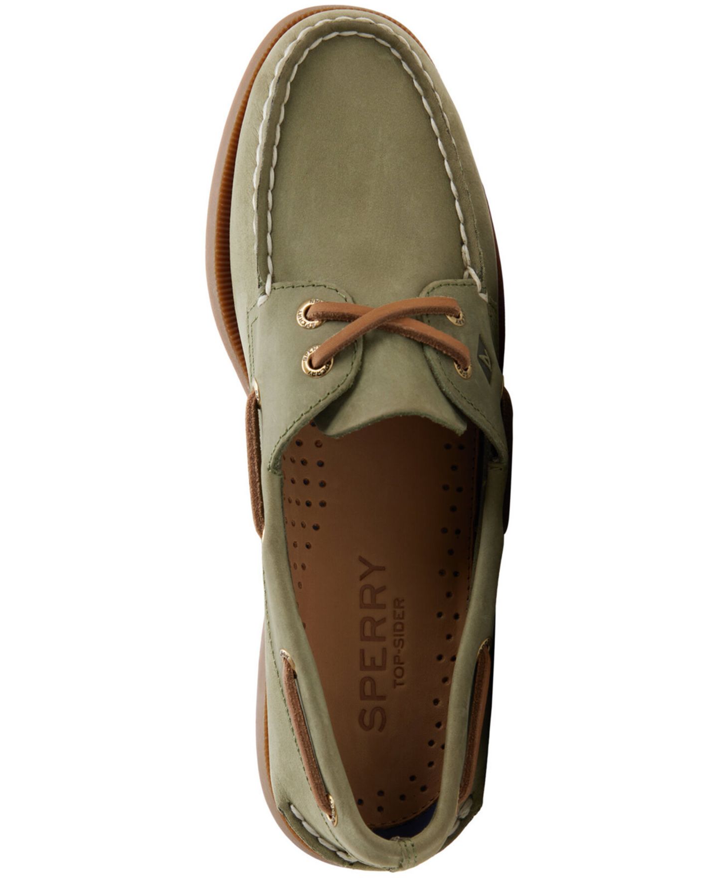 Женские туфли Sperry Authentic Original™ 2 Eye Boat, цвет: Хаки — фото 4
